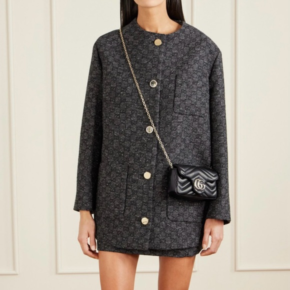 GUCCI Marmont GG mini quilted leather chain crossbody bag Brand new - Picture 2 of 5